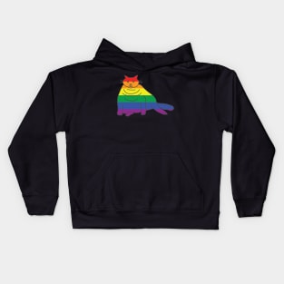 Chonk Cat Pride Kids Hoodie